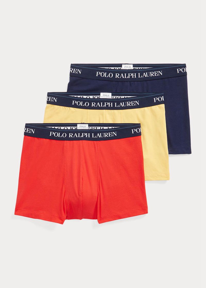 ポロ ラルフ ローレン ブリーフ メンズ 赤 クラシック ストレッチ コットン Trunk 3-pack PEOYI1275